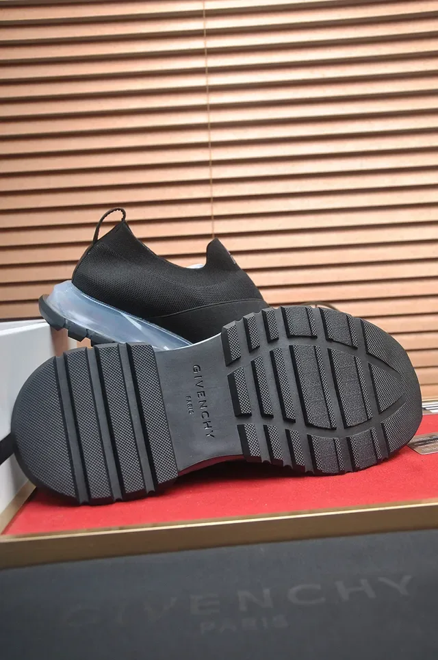 Givenchy Spectre أسود بدون أربطة المحبوكة Slip-On نمط الحياة أحذية رياضية 7