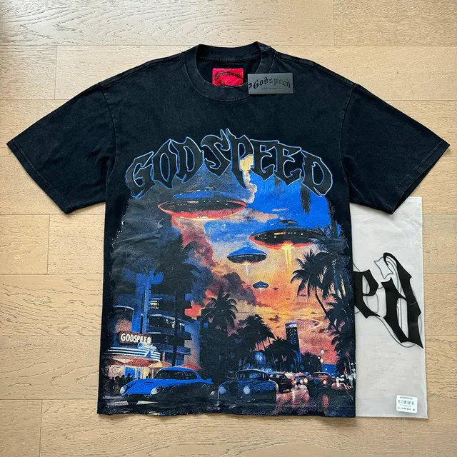 Godspeed Double-Sided Graphic Print Oversized T-Shirt 6