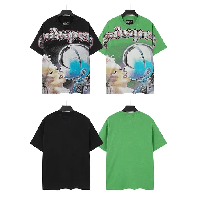Godspeed Graphic Print Astronaut Motif T-Shirt 2