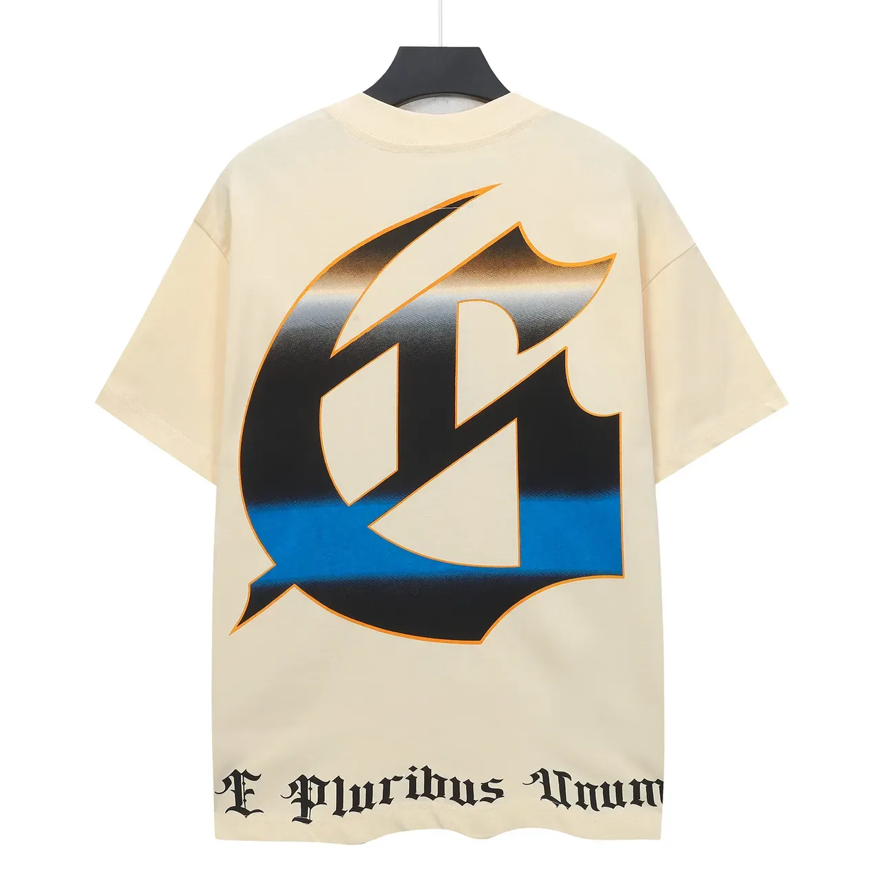 Godspeed Graphic Print Beige Oversized T-Shirt 3