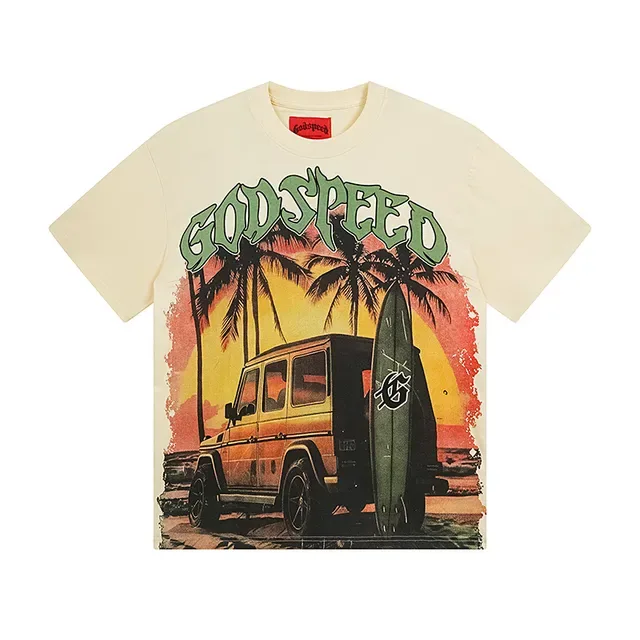 Godspeed Graphic Print Off-White T-Shirt 2