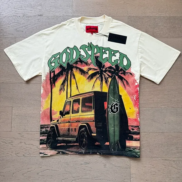 Godspeed Graphic Print Off-White T-Shirt 5