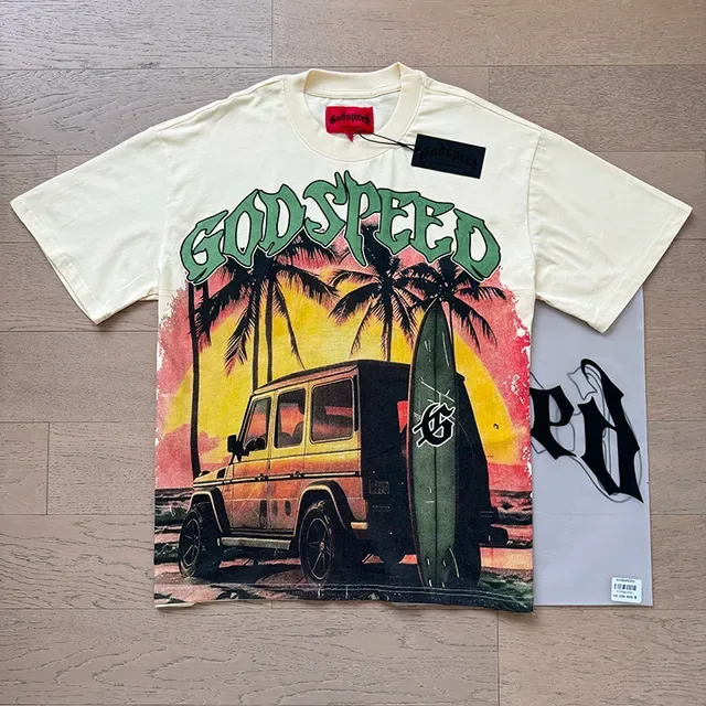 Godspeed Graphic Print Off-White T-Shirt 6