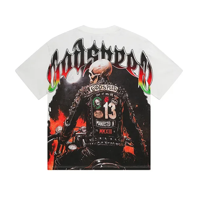 Godspeed Graphic Print Oversized T-Shirt 3