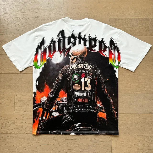 Godspeed Graphic Print Oversized T-Shirt 7