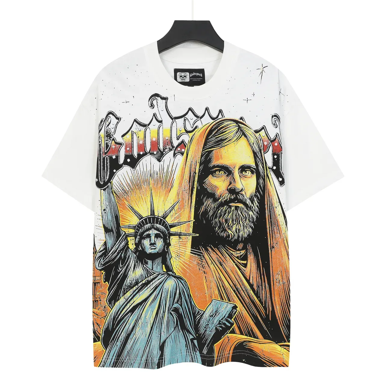 Godspeed Out of Many One Graphic Oversized T-Shirt 3