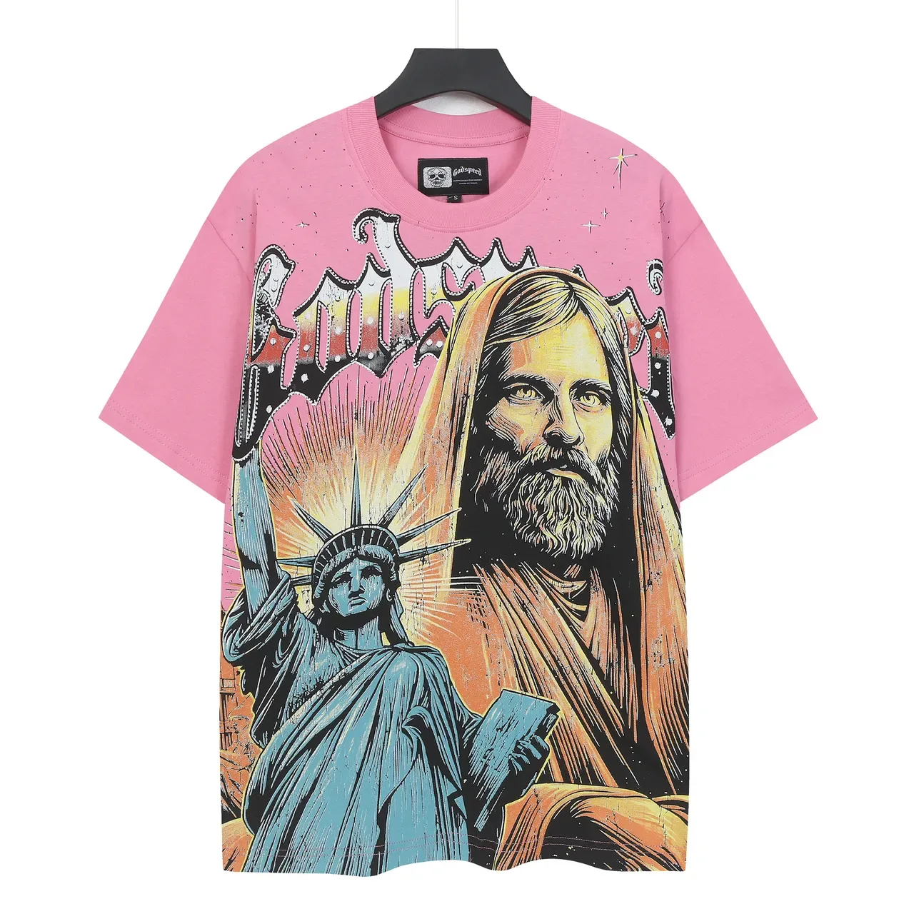 Godspeed Out of Many One Graphic Oversized T-Shirt 6