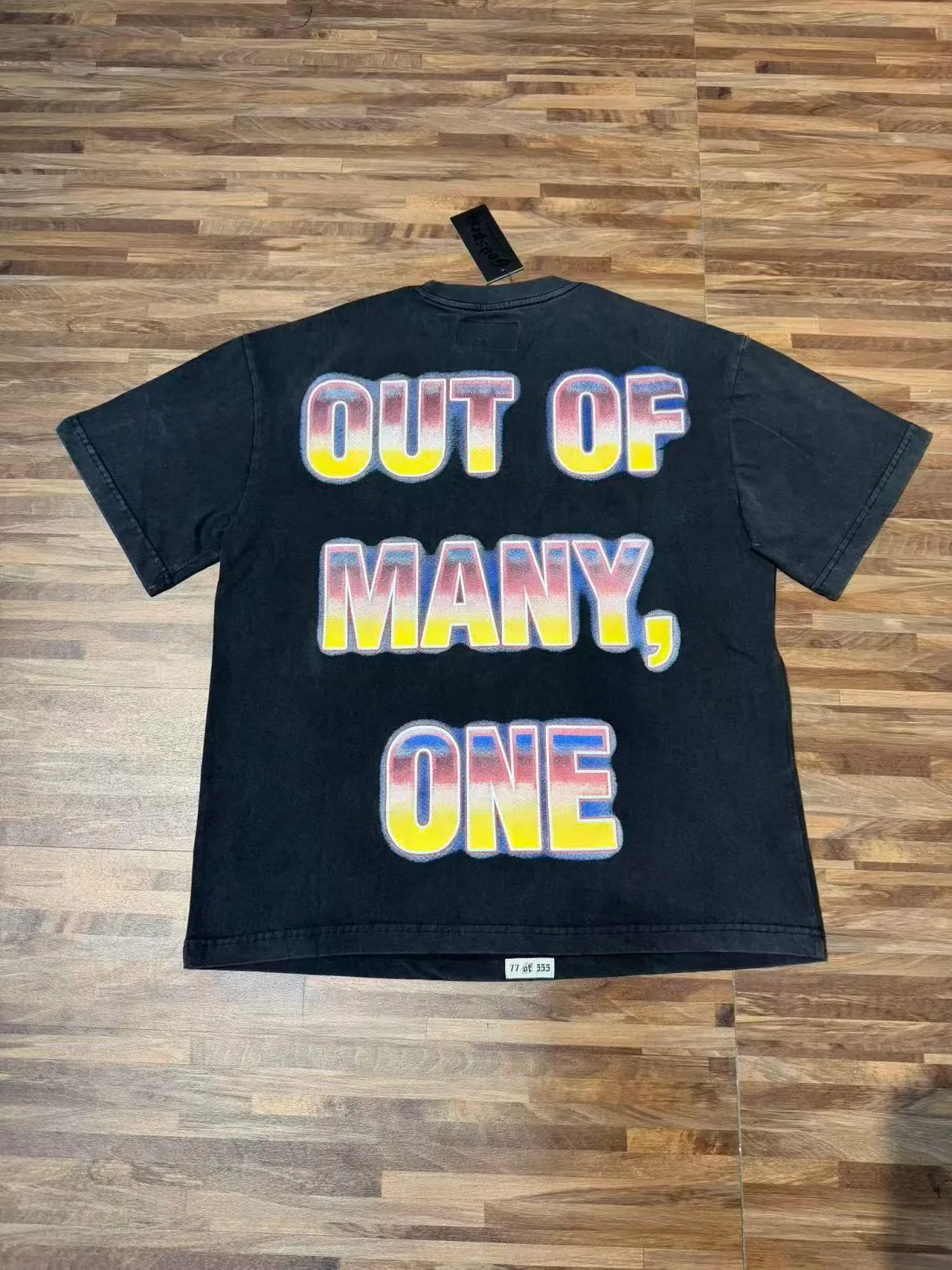 Godspeed Out of NY Graphic Oversized Black T-Shirt 3