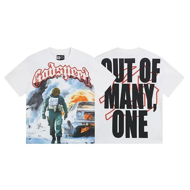 Godspeed Oversized Double-Sided Graphic Print T-Shirt 4