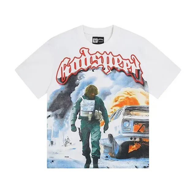 Godspeed Oversized Double-Sided Graphic Print T-Shirt 5