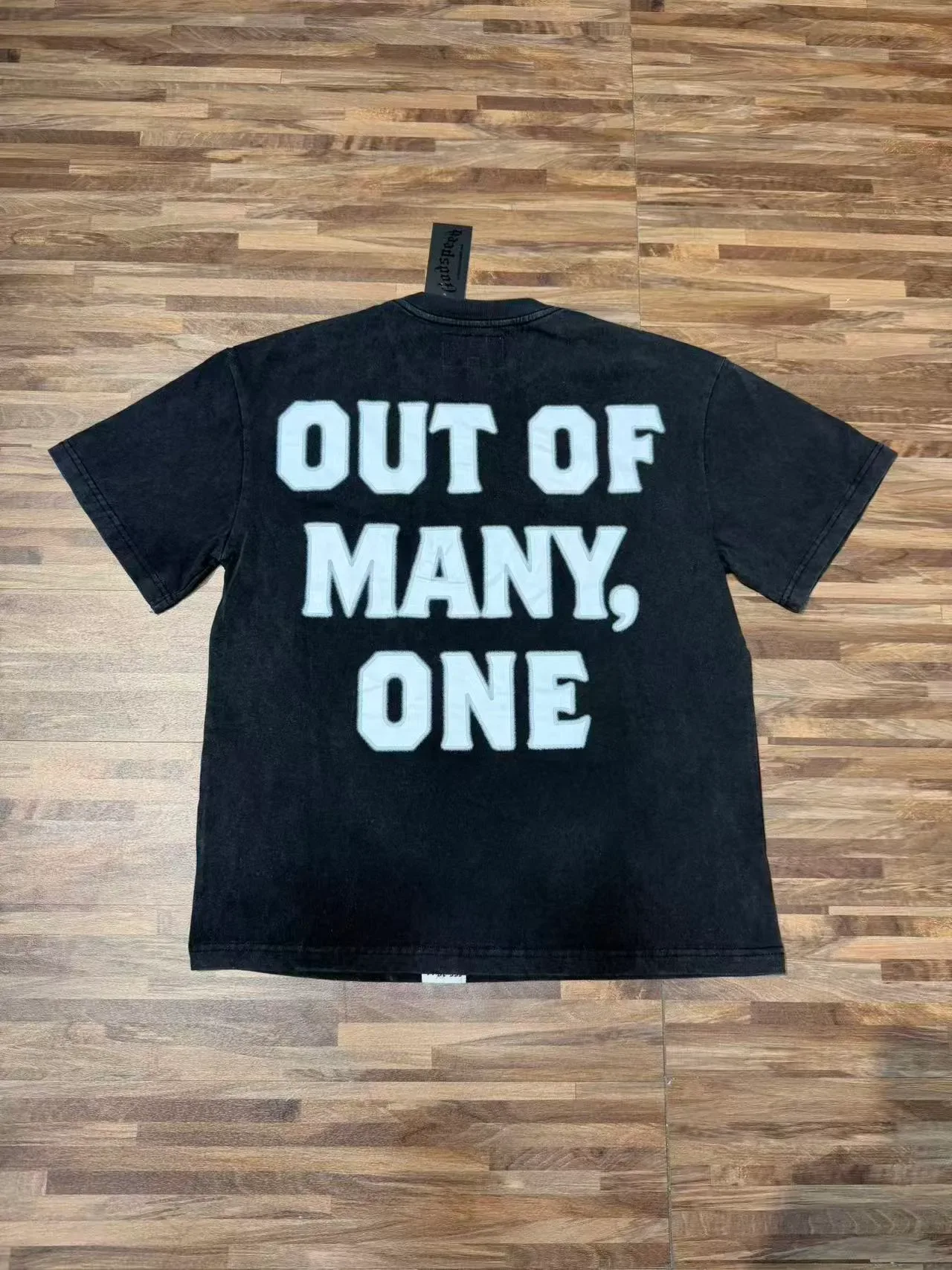 Godspeed Pyramid Eye Graphic Washed Black T-Shirt 3