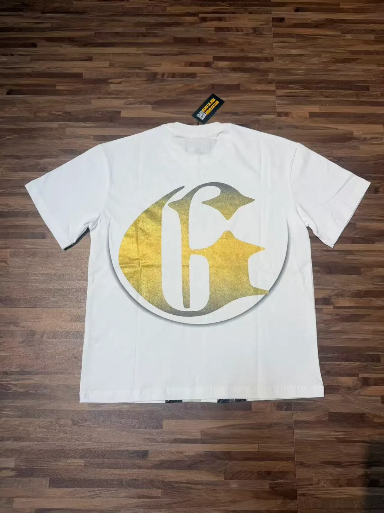 Godspeed Skull Surfer Graphic Print White T-Shirt 3