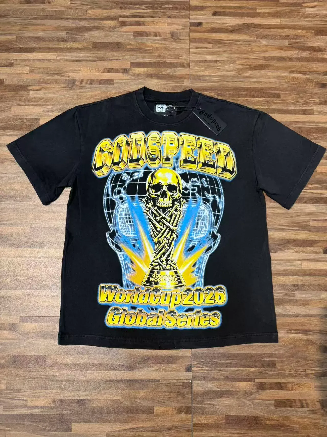 Godspeed WorldCup2026 Global Series Black Graphic T-Shirt 5