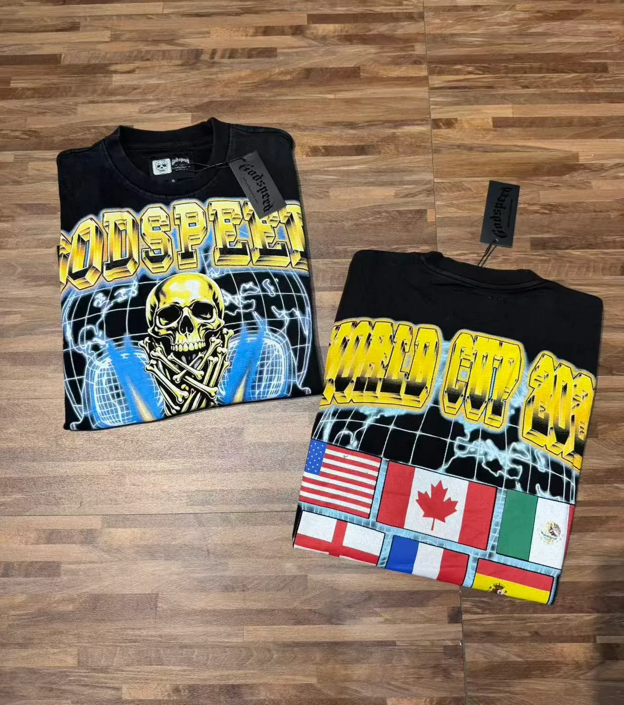 Godspeed WorldCup2026 Global Series Black Graphic T-Shirt 7