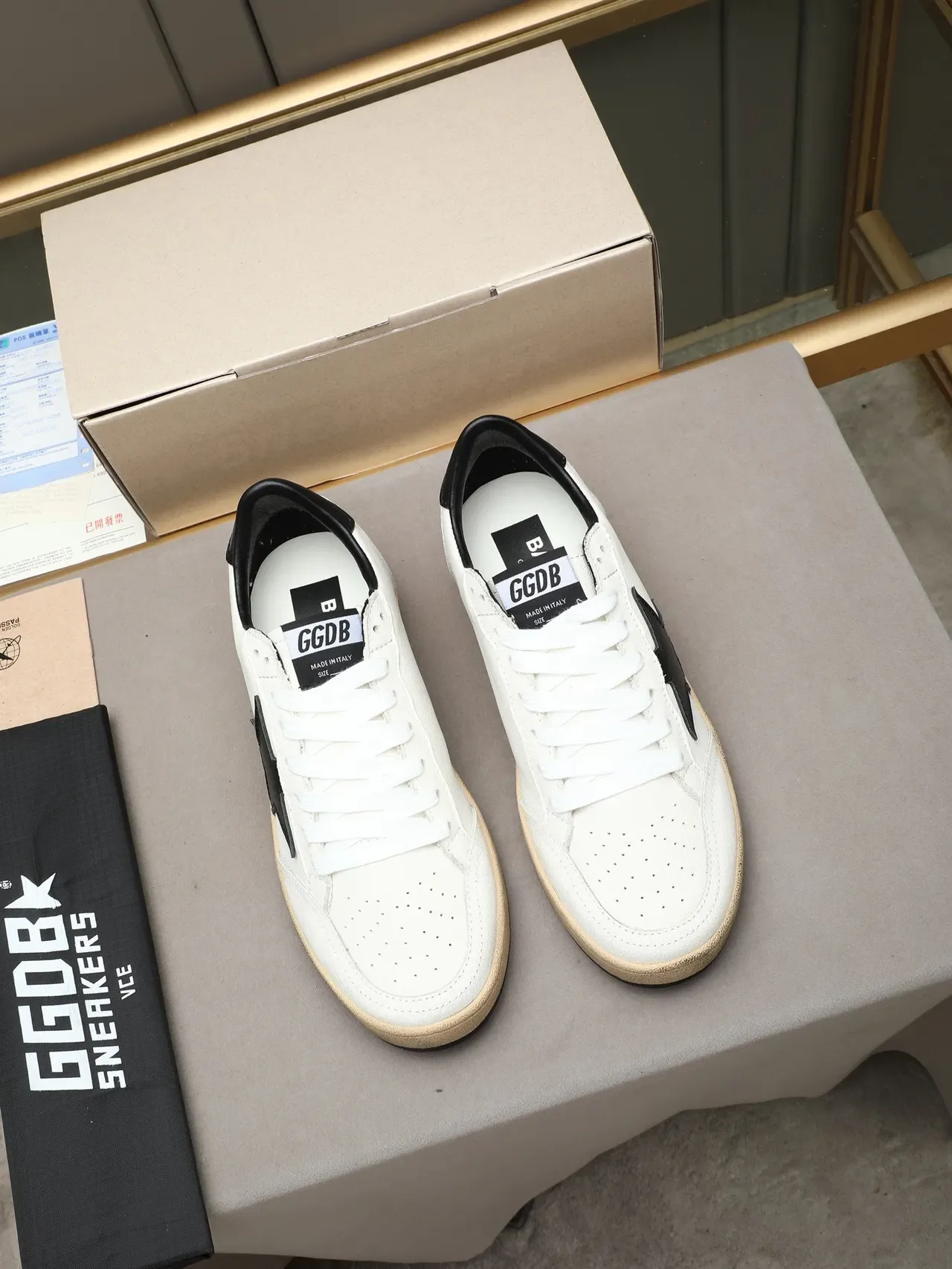 Golden Goose Ball Star सादा कालो তারা गाम सोल लाइफस्टाइल स्निकार्स 2