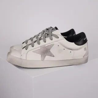 Golden Goose Superstar Off-White Glitter Star Lifestyle Sneakers