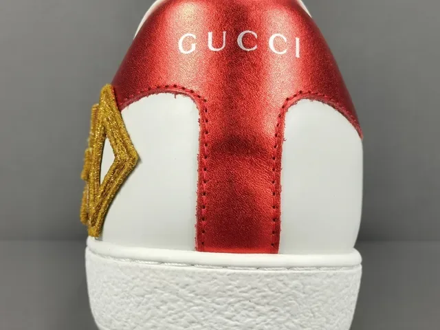 Gucci Ace Loved White Red Navy Web Lifestyle Sneakers 9