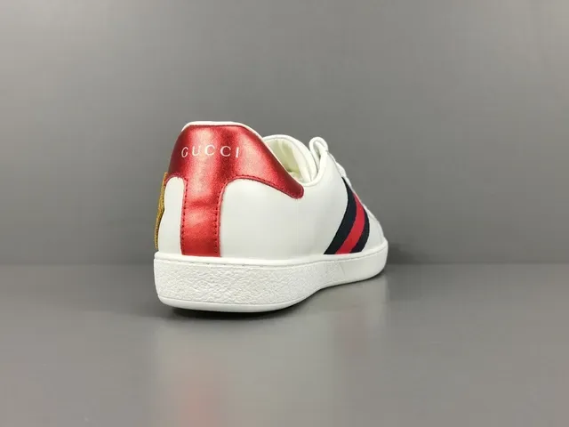 Gucci Ace Loved White Red Navy Web Lifestyle Sneakers 11