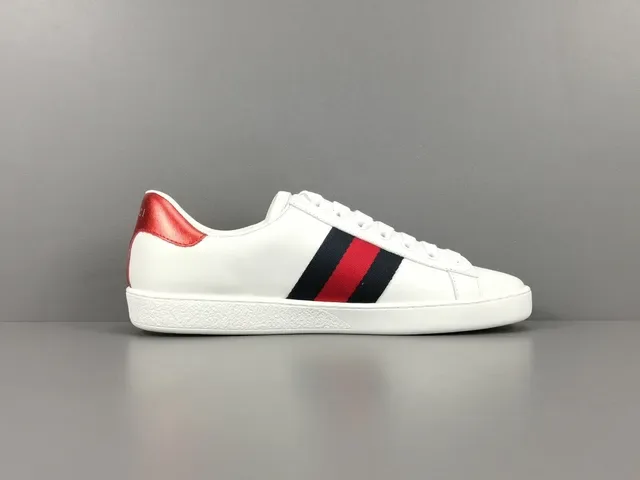 Gucci Ace Loved White Red Navy Web Lifestyle Sneakers 13