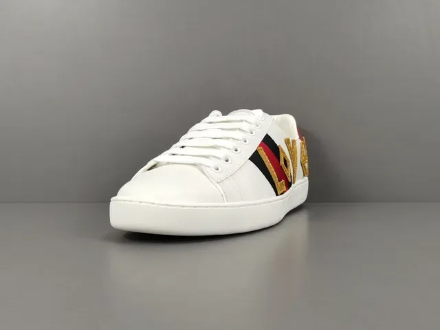 Gucci Ace Loved White Red Navy Web Lifestyle Sneakers 18