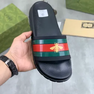 गुच्ची भौंरी जाली पट्टी फिसल चप्पल