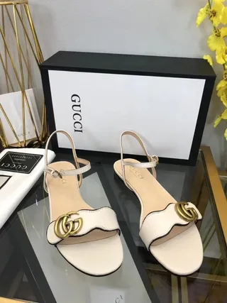Gucci Beige Noir Sandales Gladiator Slingback Boucle Horsebit Buckle 6