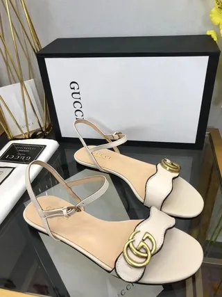 Gucci Beige Noir Sandales Gladiator Slingback Boucle Horsebit Buckle 8