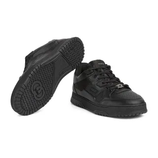 Gucci Black Monochrome Perforated Toe Lifestyle Sneakers