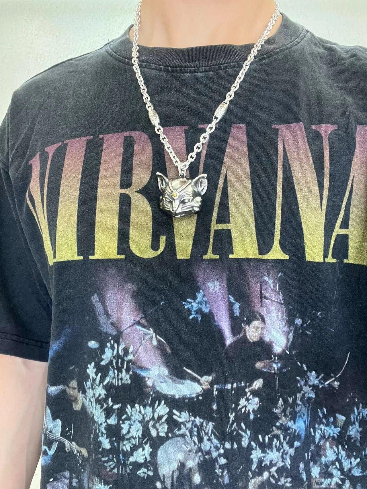 Gucci Cat-Head Pendant Silver-Tone Necklace 6