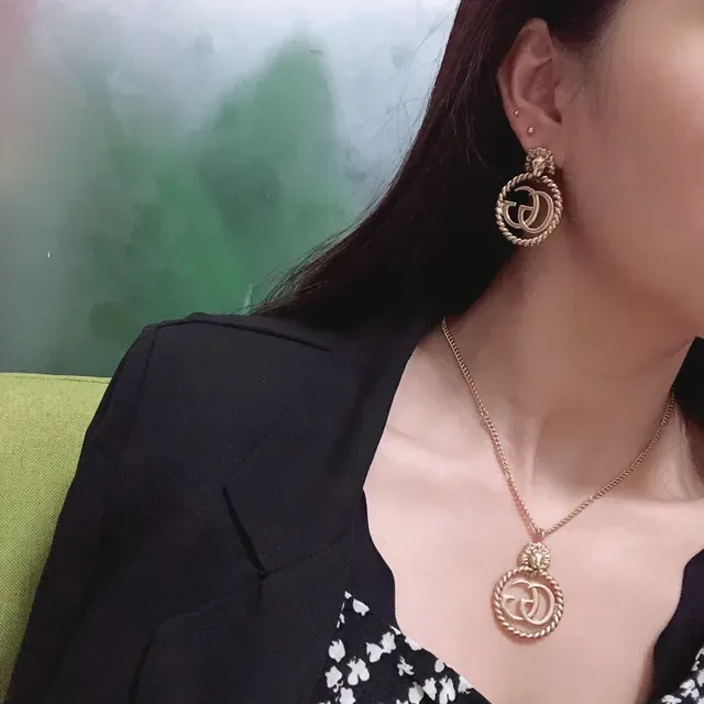 Gucci Dionysus Interlocking GG Lion Head Gold-Tone Necklace 4