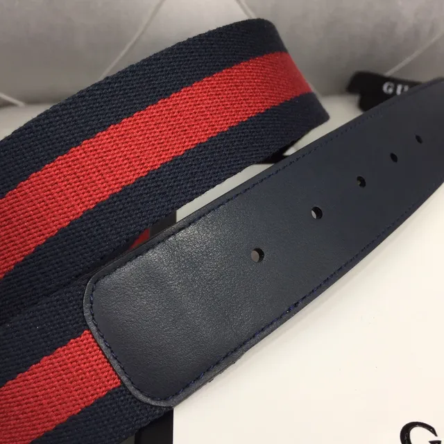 Gucci Dionysus Web Stripe Snake-Head Leather Belt 6
