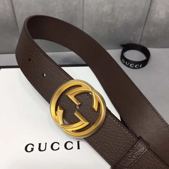 Gucci GG Marmont Brown Leather Belt 9