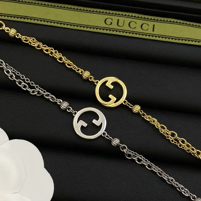 Gucci GG Marmont Interlocking G Chain Bracelet 6