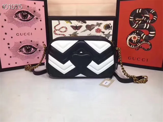 Gucci GG Marmont Quilted Chevron Dusty Pink Chain Bag 7