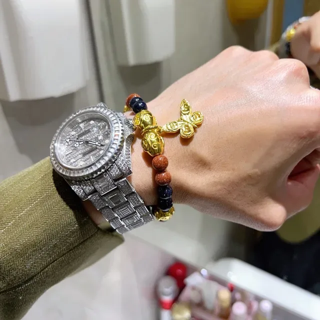 Gucci Gold Multicolor Beaded Bracelet 6