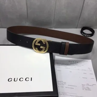 Gucci Horsebit 1955 Black and Brown Two-Tone Leather Belt