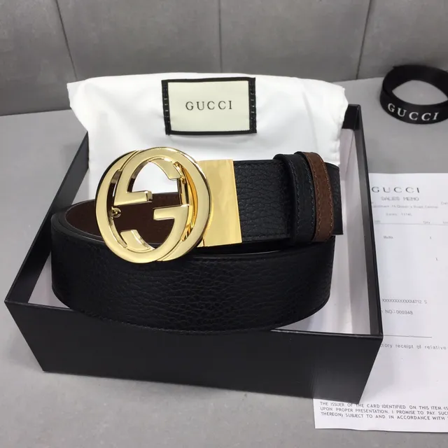 Gucci Horsebit 1955 Black and Brown Two-Tone Leather Belt 5