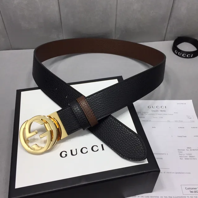 Gucci Horsebit 1955 Black and Brown Two-Tone Leather Belt 6