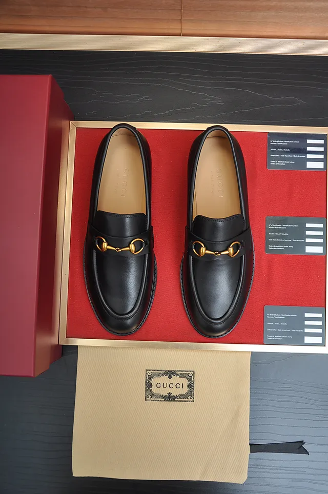 Gucci Horsebit 1955 Black Leather Horsebit Loafer 6