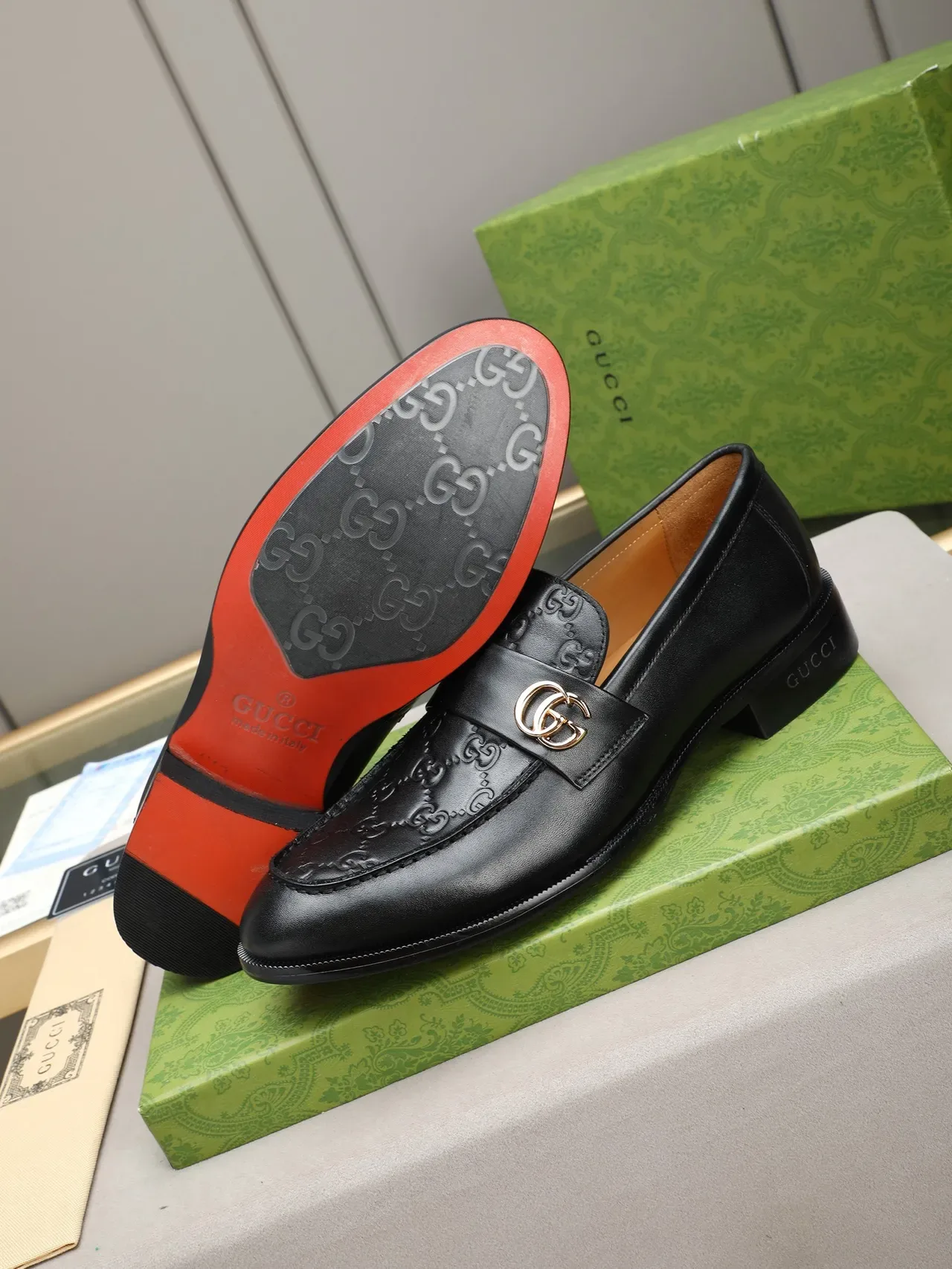 Gucci Horsebit 1955 Black Leather Horsebit Loafer 4
