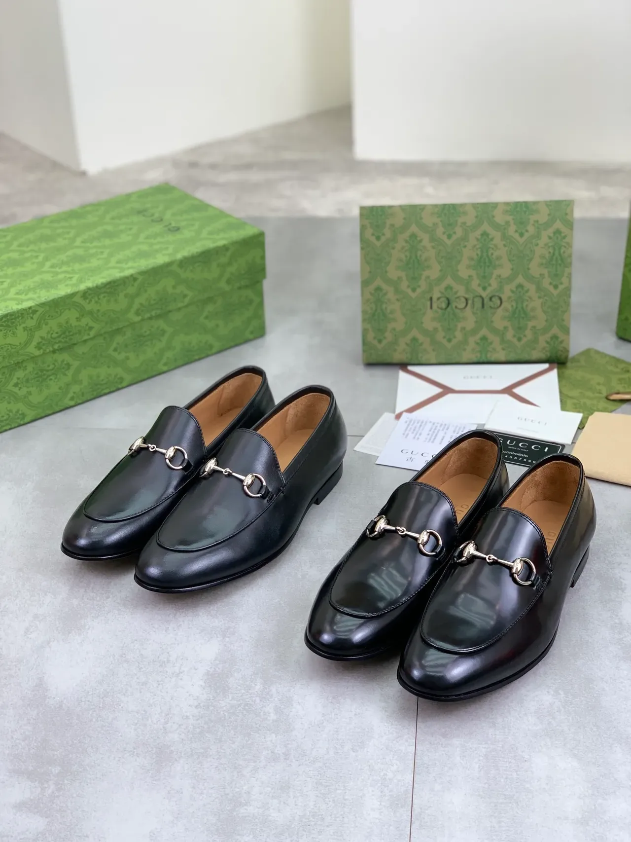 Gucci Horsebit 1955 Black Leather Horsebit Loafers 2