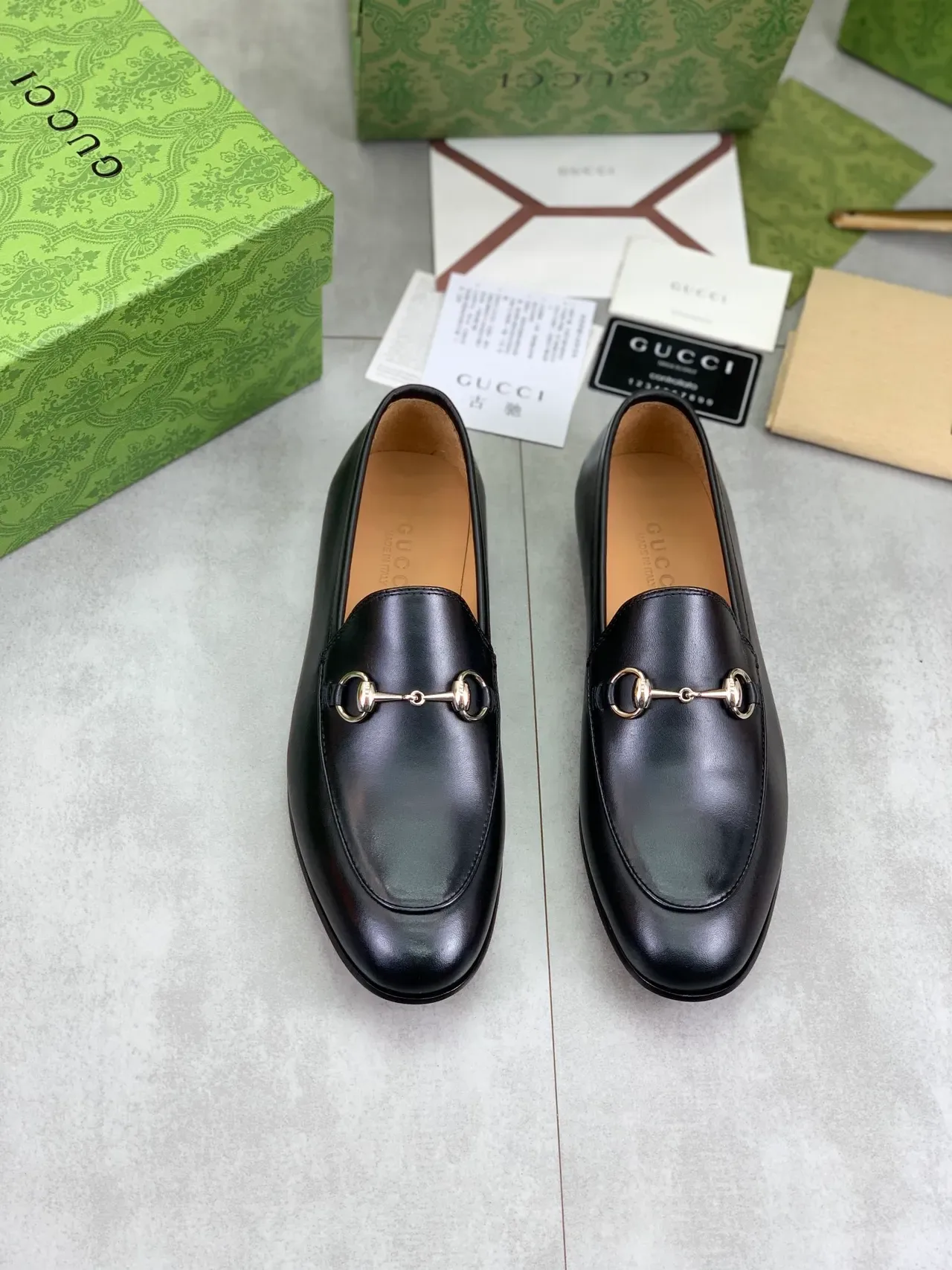 Gucci Horsebit 1955 Black Leather Horsebit Loafers 5