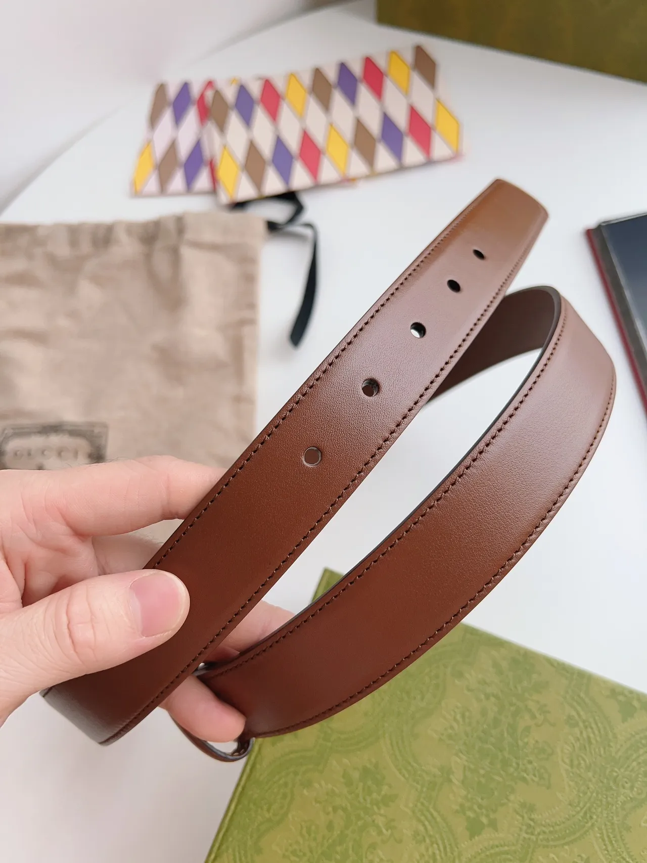 Gucci Horsebit 1955 Ceinture en cuir marron 2