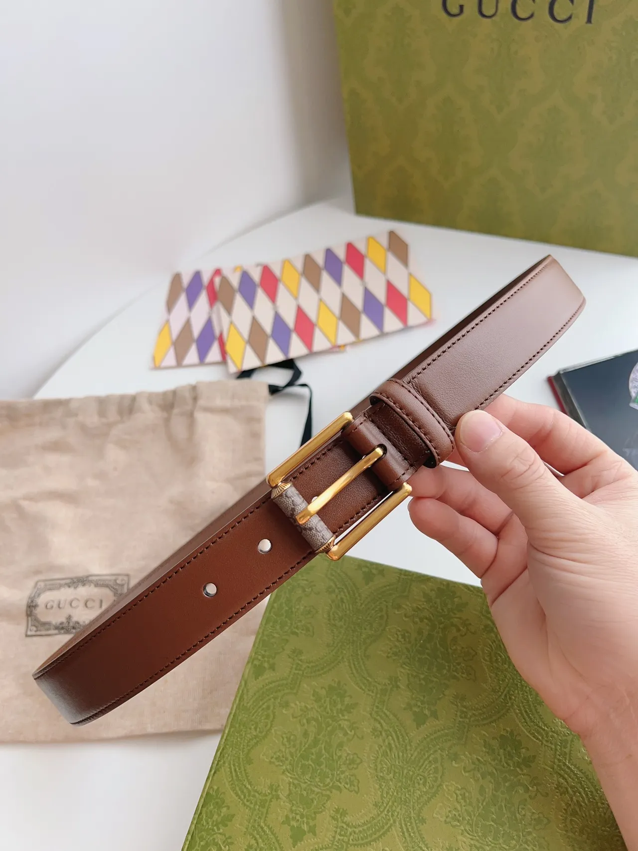 Gucci Horsebit 1955 Ceinture en cuir marron 8