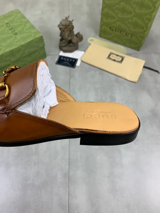 Gucci Horsebit 1955 Mocassins en cuir marron avec mors Horsebit 4