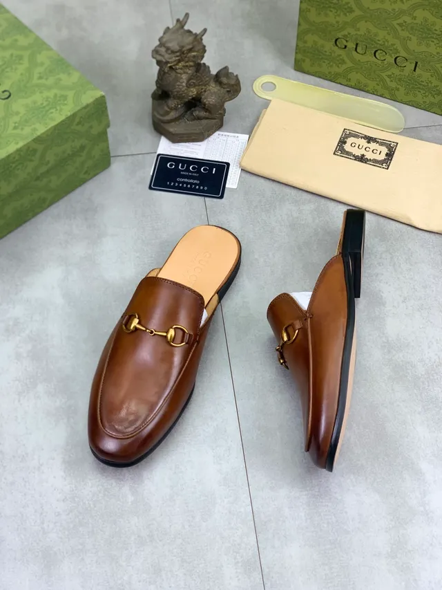 Gucci Horsebit 1955 Mocassins en cuir marron avec mors Horsebit 5