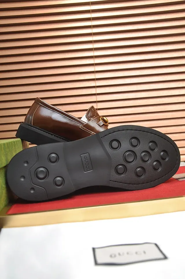 Gucci Horsebit 1955 Brown Leather Horsebit Loafers 3