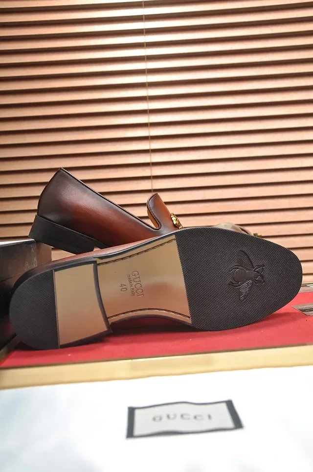 Gucci Horsebit 1955 Brown Leather Horsebit Loafers 3