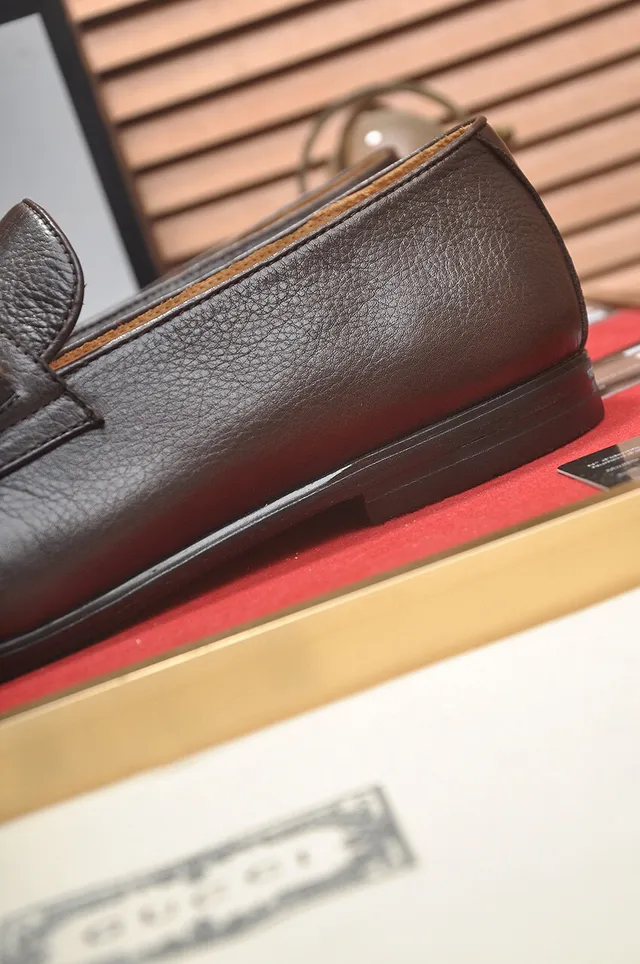 Gucci Horsebit 1955 Mocassins marron cuir grainé 9