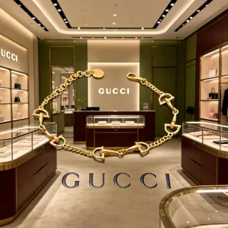 Gucci Horsebit 1955 Gold-Tone Chain Bracelet